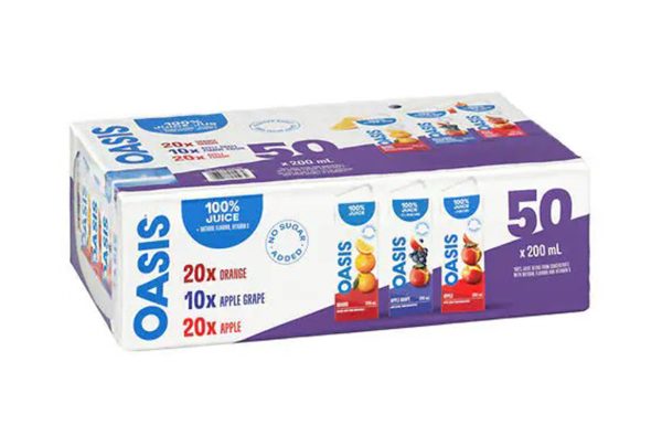 Oasis Fruit Juices 50 Pack